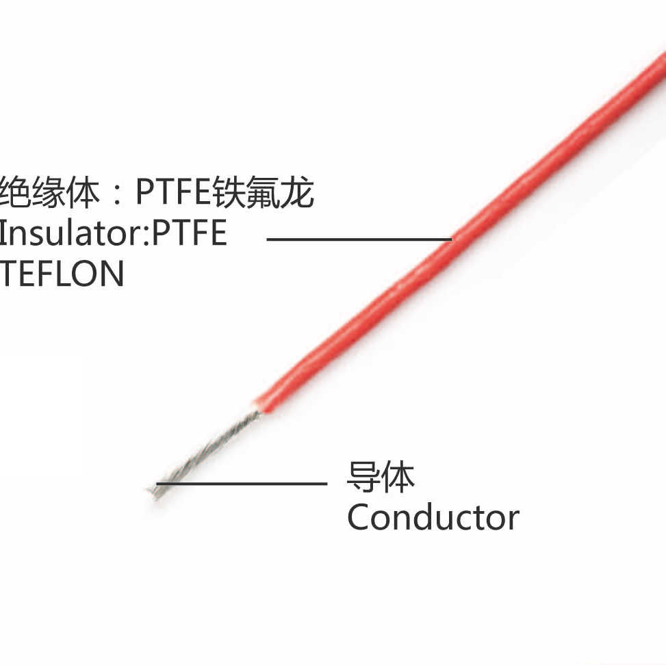 PTFE TEFLON WIRE AFT250 CABLE 600V -60°C~+250°C