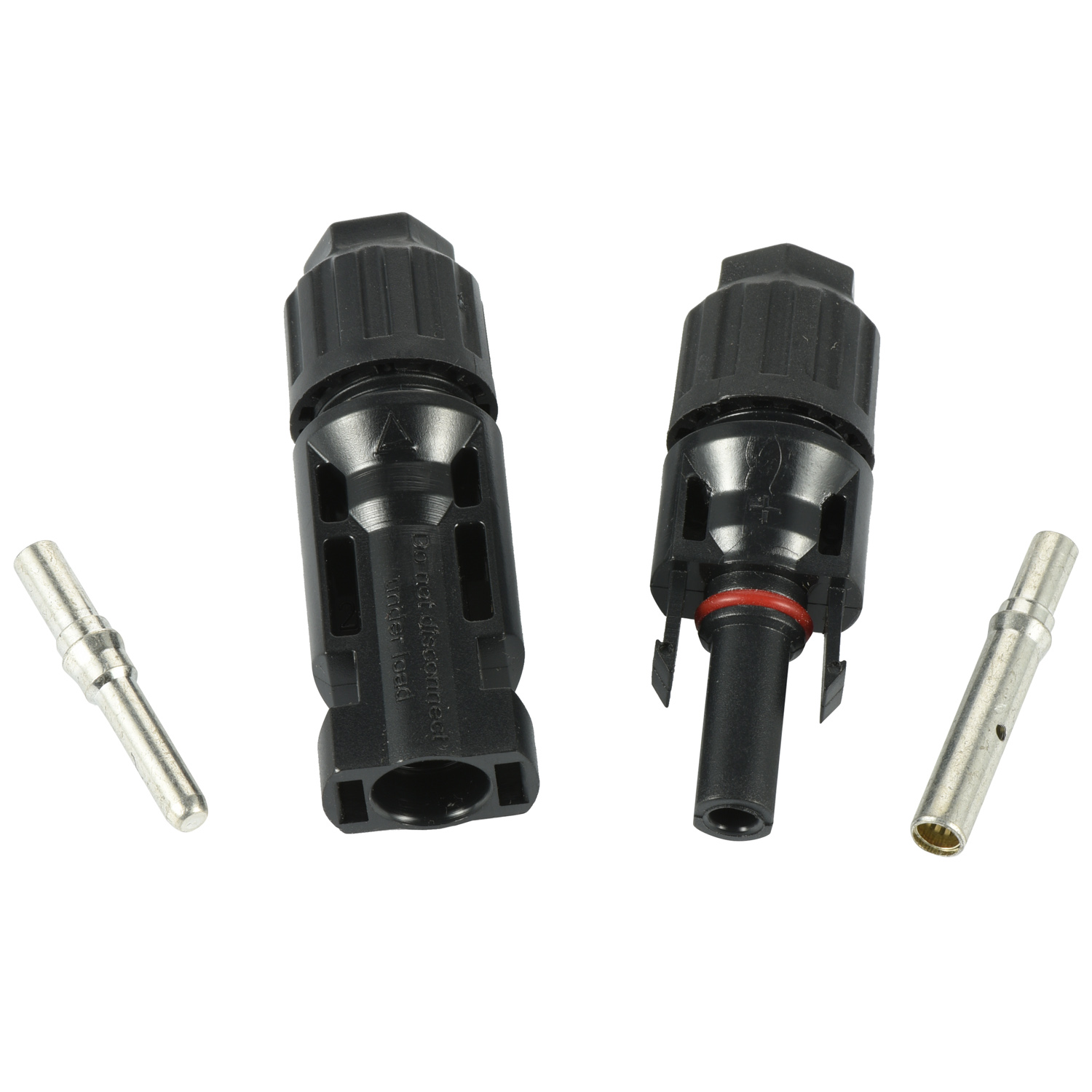 Hexagon Nut MC4 Connector Adaptor Coupler TUV UL Approved for 2.5/4/6/10mm2 14A/12/10/8AWG Solar PV Cable System
