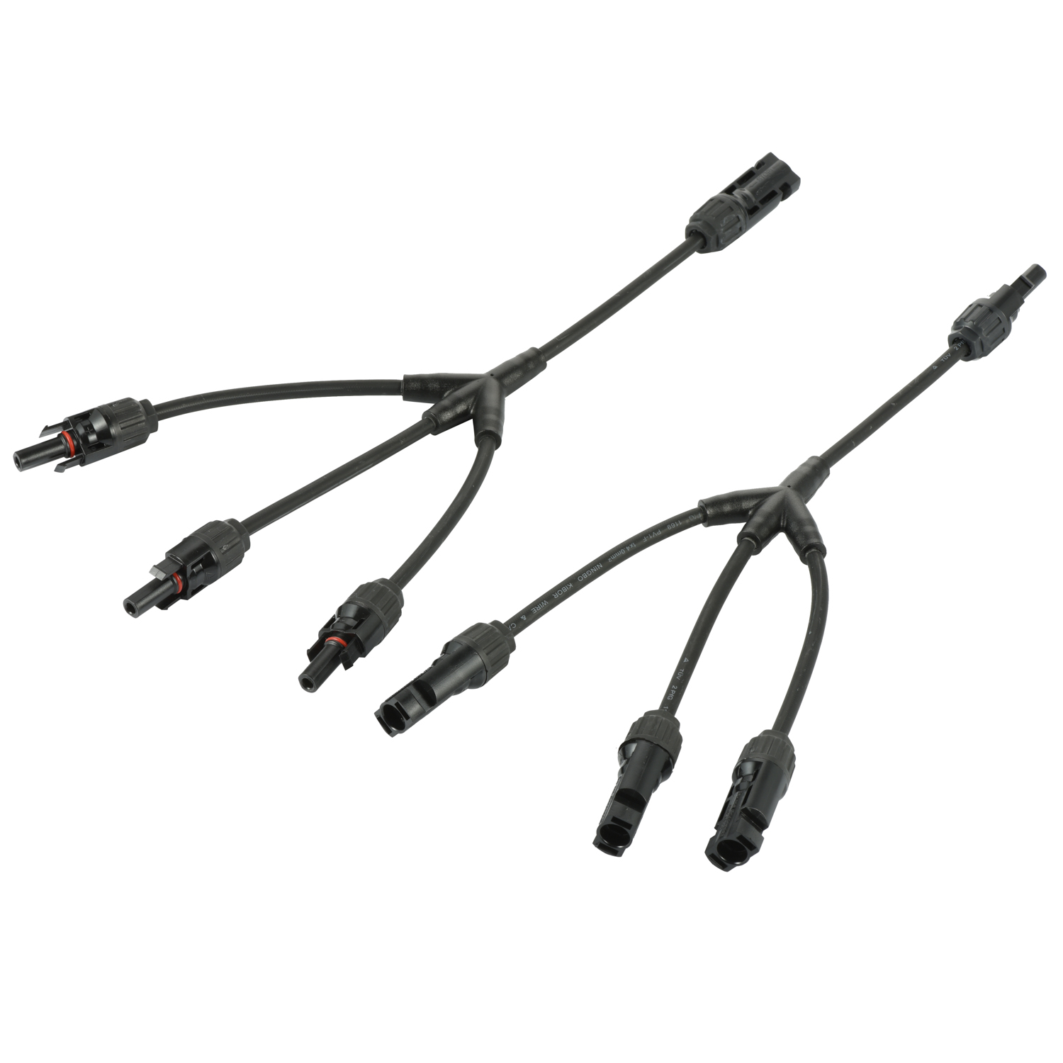 3-Way 3in1 MC4 Y Adapter Splitter Connector Solar PV Lead Cable extension Wire harness TUV UL Approved