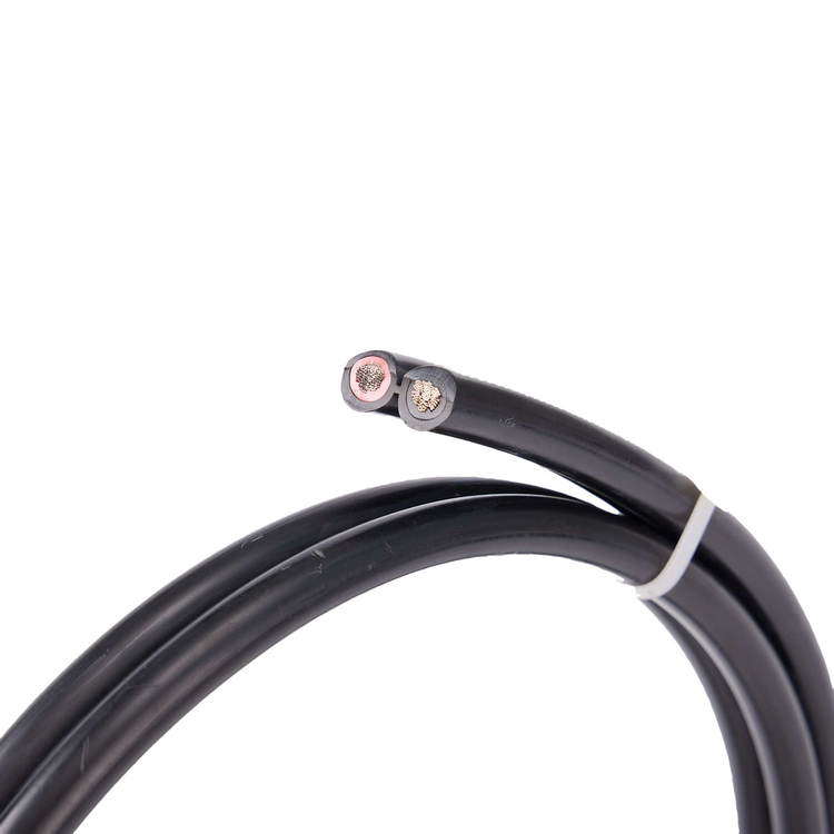 Twin core Fig-8 EN50618 H1Z2Z2-K 1500V DC PV solar cable  wire 2.5~16mm2 kabel TUV Approved kablo